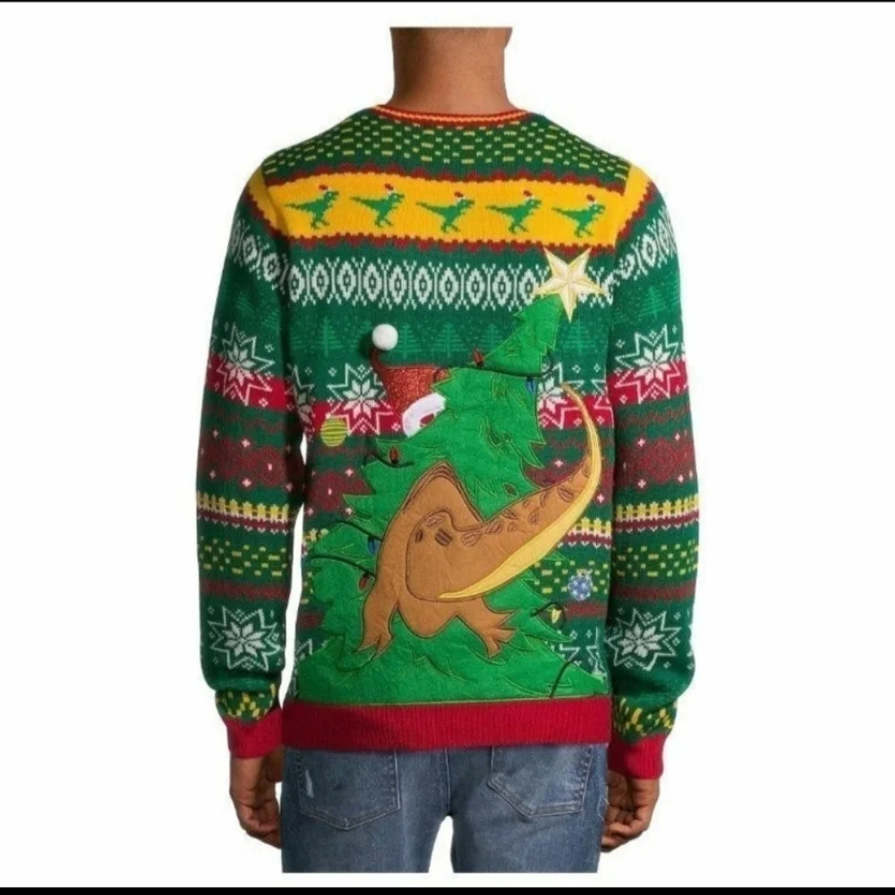 Ugly Christmas Sweater Trex - Picture 3 of 3